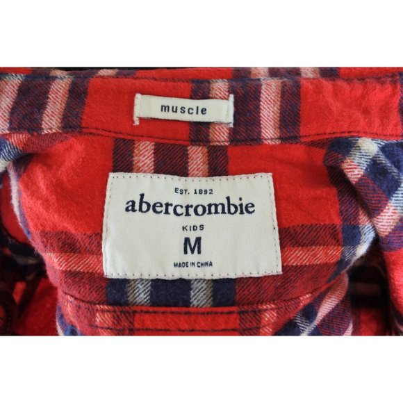 ABERCROMBIE KIDS flannel shirt size M/8 - Picture 5 of 7